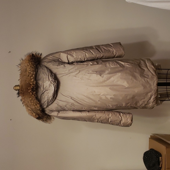 Helmut Lang Padded Jacket w Fur Trimmed Hood - Picture 5 of 15